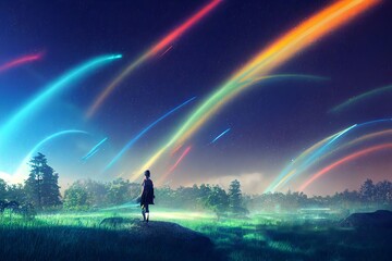 Beautiful fantasy landscape