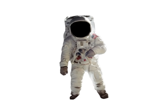 Astronaut no background