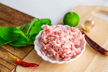 ガパオライスの具材