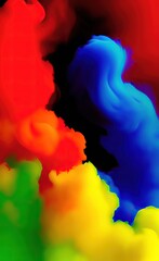  Colorful smoke abstract background image