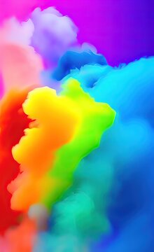  Colorful smoke abstract background image