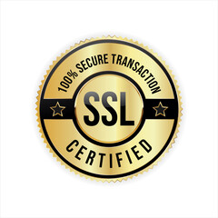 Secure connection icon vector illustration isolated on white background 