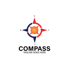 compass design logo company vector