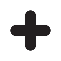 Medical Cross Icon Vector Illustration logo template Design
