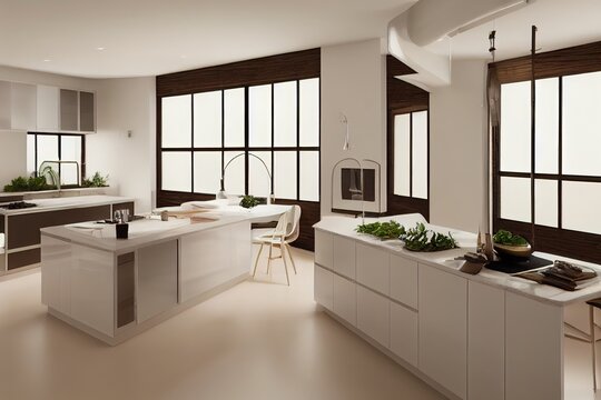 Modern White kitchen