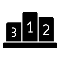 Position ranking board, icon of leaderboard