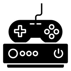 Modern design icon of video game