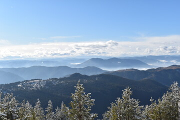 Landscape view from Tornik, Serbia