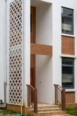 Fototapeta premium View of a luxury Chinese real estate townhouse complex