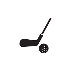 golf stick vector for website symbol icon presentation