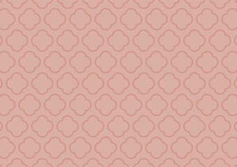 Japanese style Plum flower pattern on pink background.