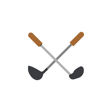golf stick vector for website symbol icon presentation