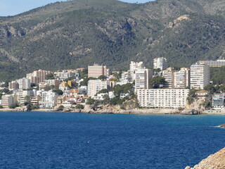 Fototapeta premium View of Cala Mayor, Mallorca, Balearic Islands, Spain