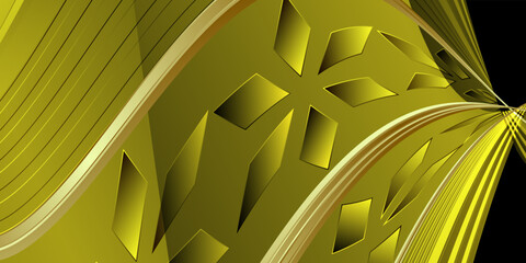 Abstract yellow gold background