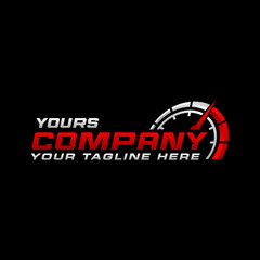 car speed automotive logo template