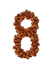 Halloween Pumpkin Lantern Particle Typeface 8