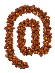 Halloween Pumpkin Lantern Particle Typeface at