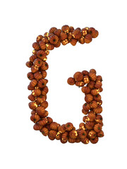 Halloween Pumpkin Lantern Particle Typeface G