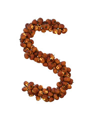 Halloween Pumpkin Lantern Particle Typeface S