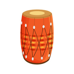 Realistic illustration drum 