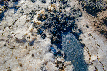 Therapeutic salt lake with mud