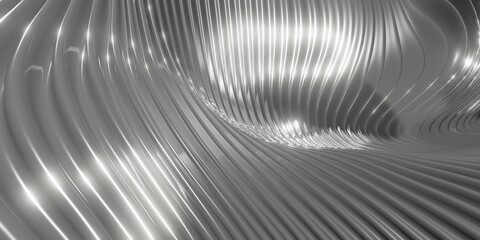 abstract background curve parallel lines warped shapes textures 3d illustration