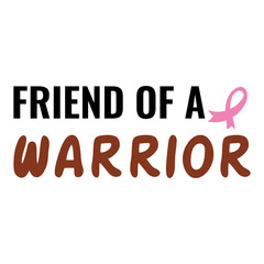 Breast Cancer Typography Quote Design