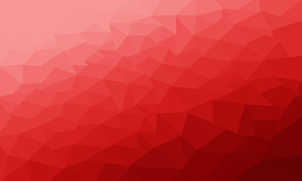 Red Polygonal Background Abstract Textured