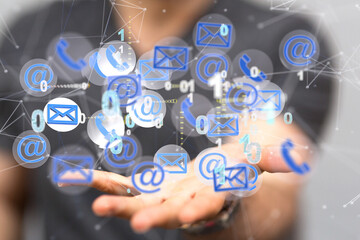 Mail Communication Connection message to mailing