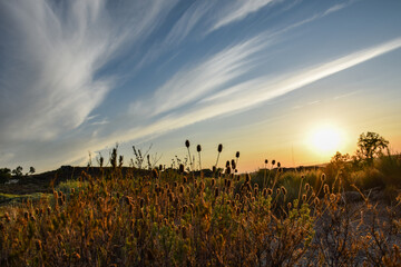 
Sunset view over the countryside