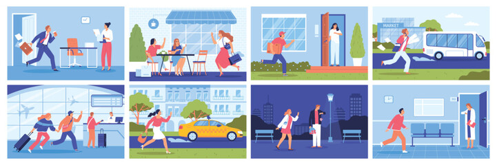 Late People Flat Set