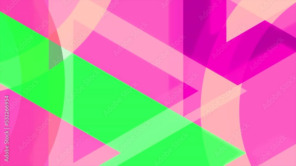 Aufkleber moving geometric shapes for insertion. motion. triangular shapes move in animated background. stylis