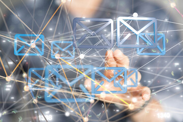 mail communication support contact concept service