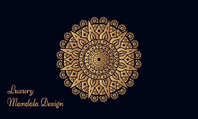 Golden color mandala, luxury mandala design golden color Love heart shape vector background  wallpaper vintage abstract floral pattern design 