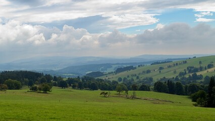 Obraz premium czech countryside nature in an autumn weather