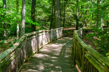 Bridge to the Woodlands, National Arboretum, Washington DC USA, Washington, District of Columbia