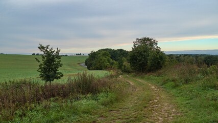 czech autumn season landscape in nature
