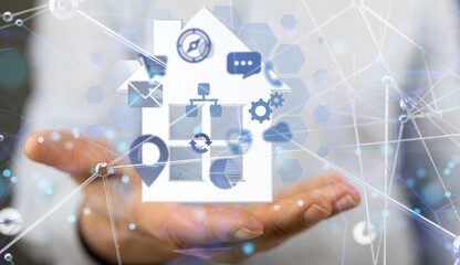 Smart home and future concept