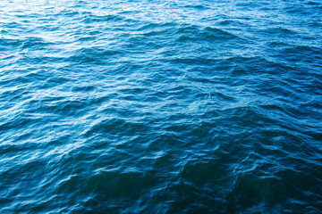 Obraz premium Blue sea water background texture