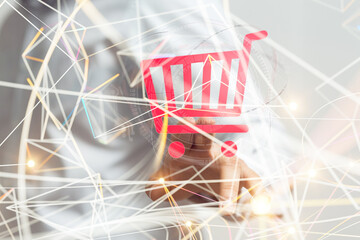 Shopping cart as part of the network in hand . The concept of Innovation in e-Commerce.
