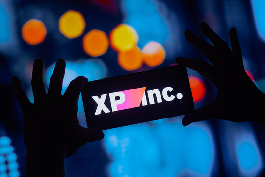 September 21, 2022, Brazil. In this photo illustration, the XP Inc. logo seen displayed on a smartphone.