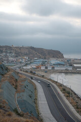 Fototapeta na wymiar view of the city from the sea