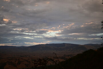 Obraz premium sunset in the mountains
