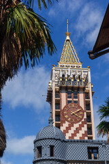 BATUMI, ADJARA, GEORGIA - JULY 6, Piazza Square on July 6, 2013 in Batumi. Piazza Square covers...