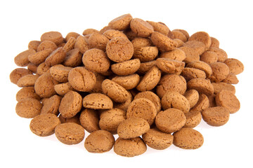 Ginger nuts, Dutch sweets for the celebration of Sinterklaas at 5 december isolated on transparent background