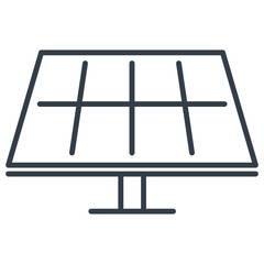 Solar battery vector isolated icon, alternative energy source and environmental conservation concept.
