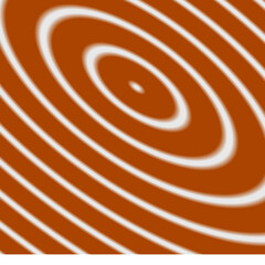 Fototapeta premium Abstract background in the form of concentric ovals, diagonal, white and brown, merging in a gradient.