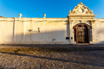 Obraz premium Exterior of the San Bernardo Monastery in the city of Salta, Salta Province, Argentina, South America
