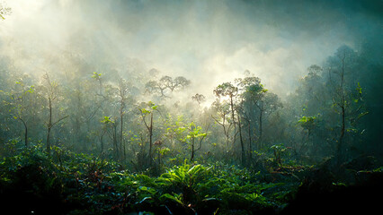 Rain forest - image generated by AI