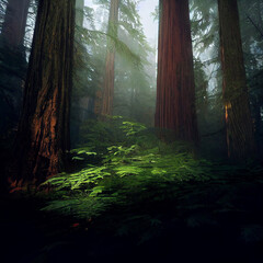 Fototapeta premium morning in the forest